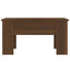 sofabord 79x49x41 cm konstrueret træ brun egetræsfarve