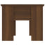 sofabord 79x49x41 cm konstrueret træ brun egetræsfarve