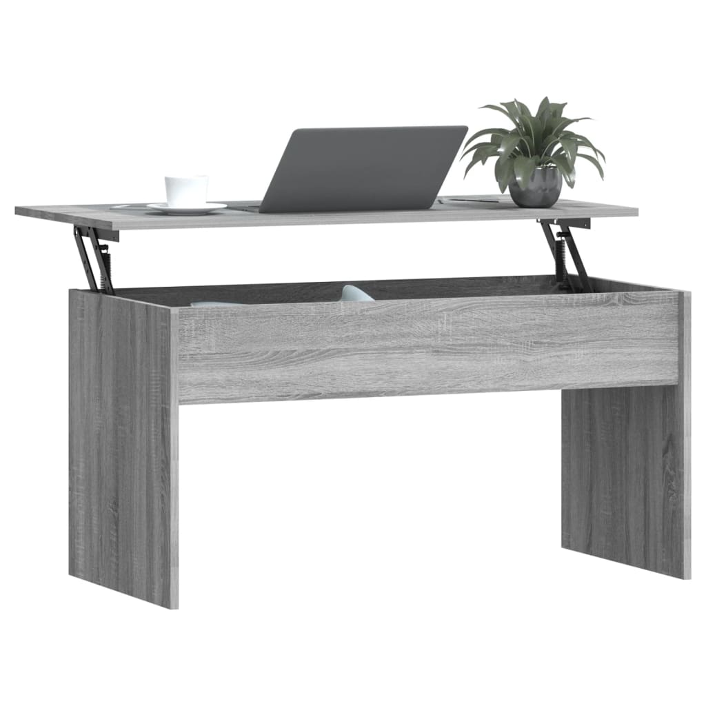 sofabord 102x50,5x52,5 cm konstrueret træ grå sonoma-eg