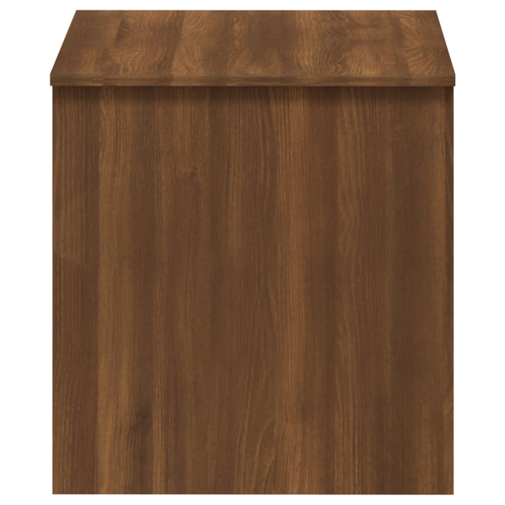 sofabord 102x50,5x52,5 cm konstrueret træ brun egetræsfarve