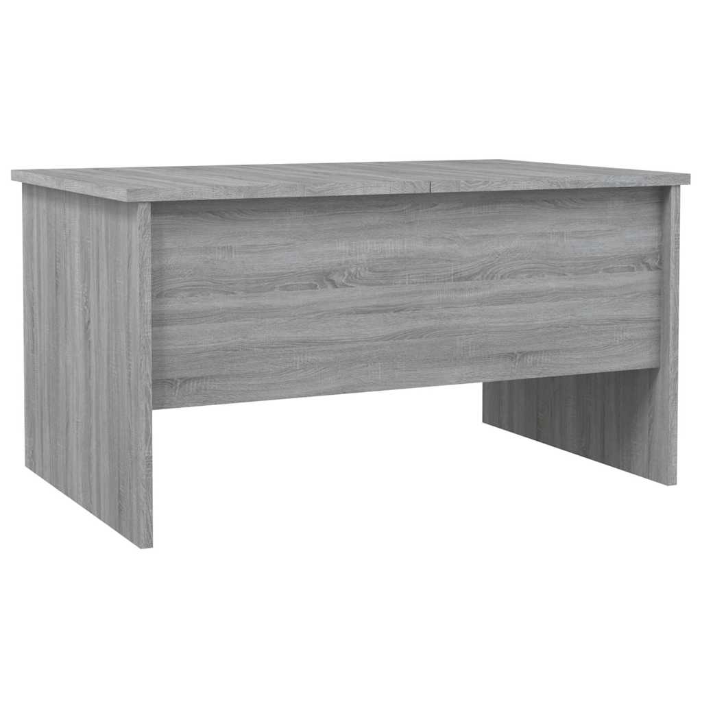 sofabord 80x50x42,5 cm konstrueret træ grå sonoma-eg