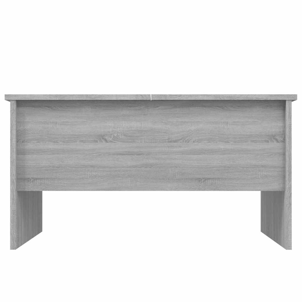 sofabord 80x50x42,5 cm konstrueret træ grå sonoma-eg