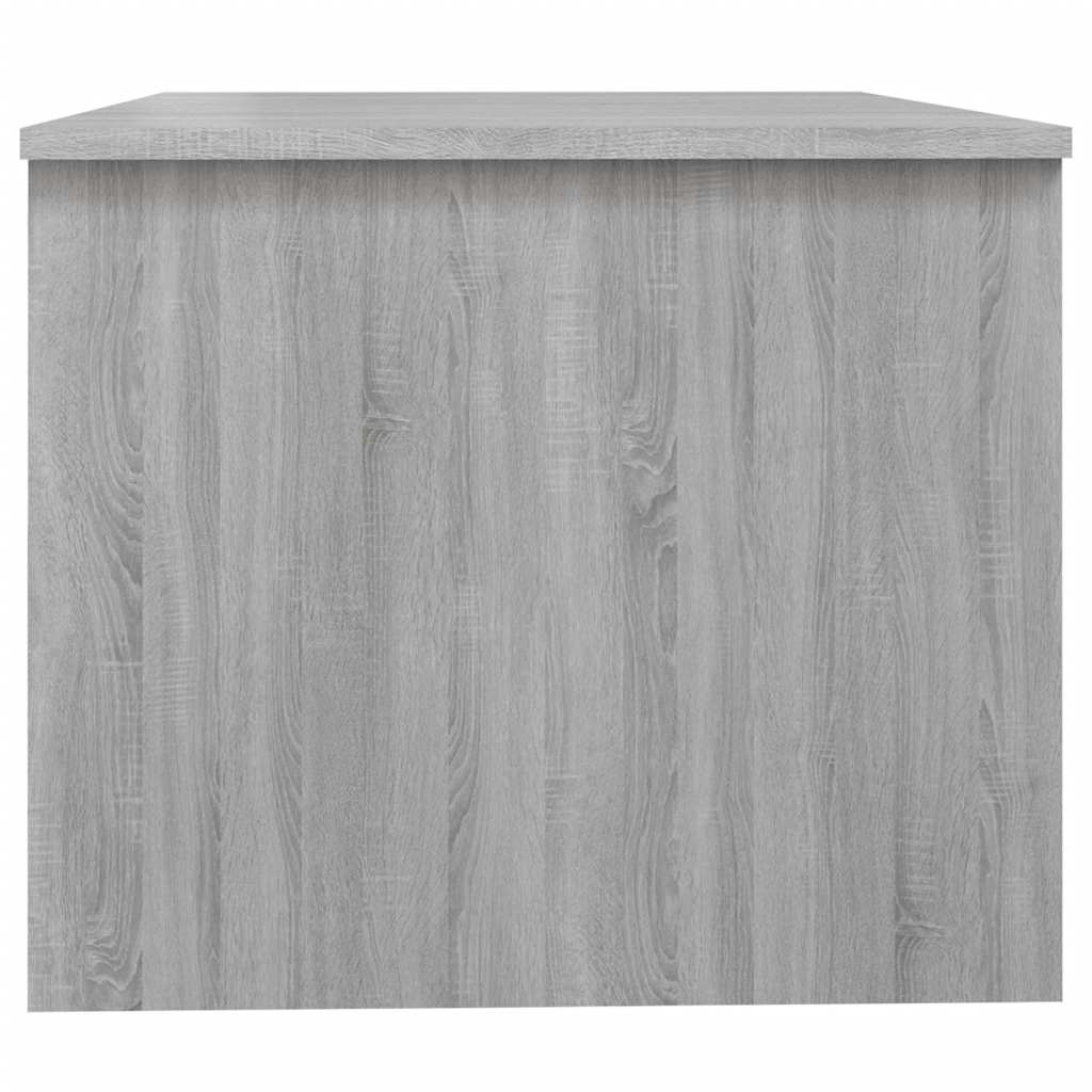 sofabord 80x50x42,5 cm konstrueret træ grå sonoma-eg
