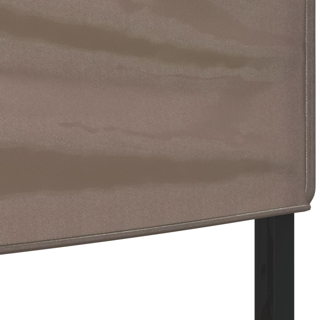foldbart festtelt 2x2 m gråbrun