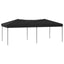 foldbart festtelt 3x6 m sort