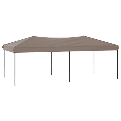 foldbart festtelt 3x6 m gråbrun