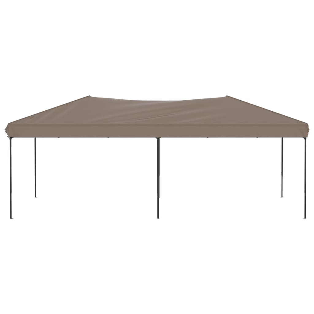 foldbart festtelt 3x6 m gråbrun