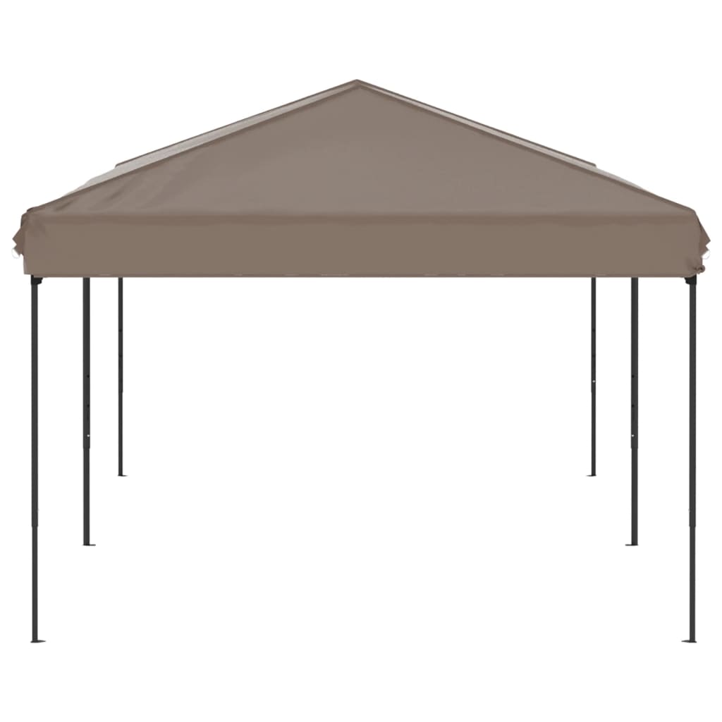 foldbart festtelt 3x6 m gråbrun