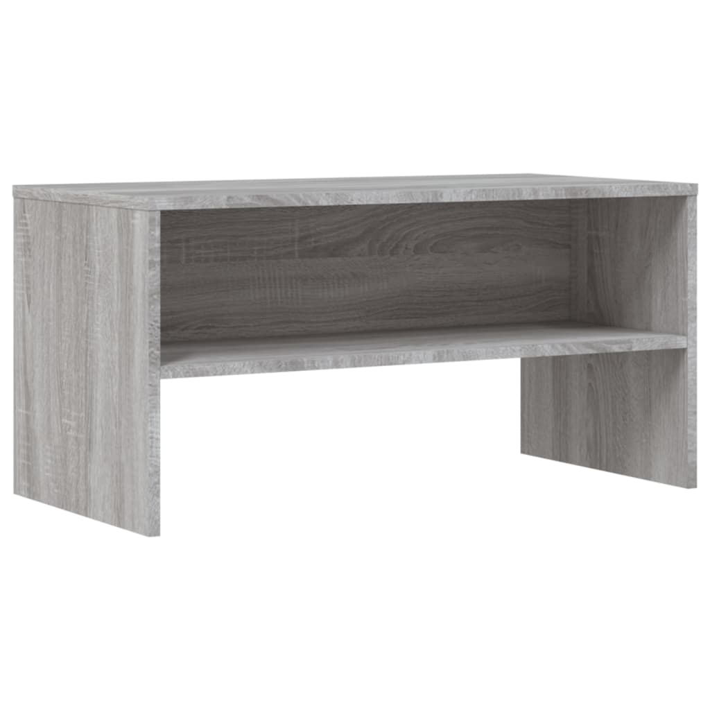 tv-bord 80x40x40 cm konstrueret træ grå sonoma-eg