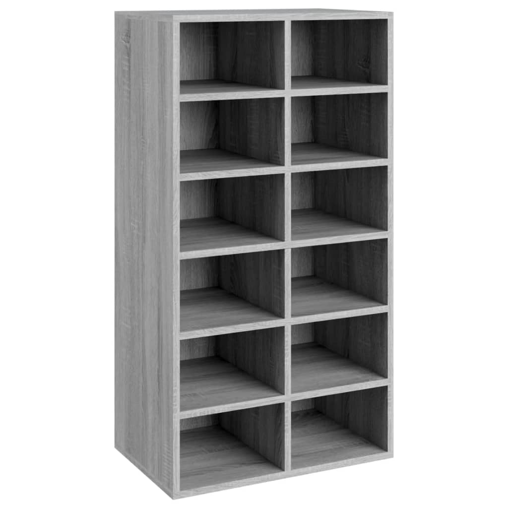 skoreol 54x34x100,5 cm konstrueret træ grå