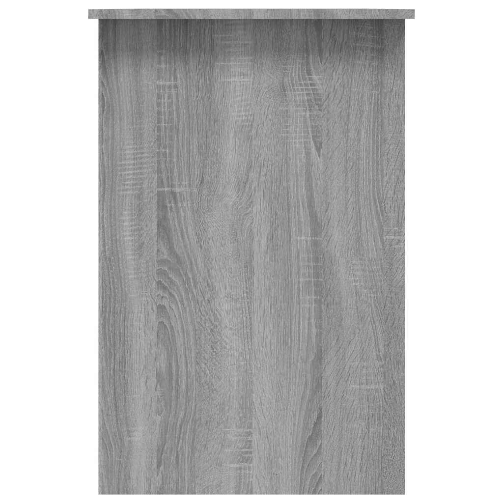 skrivebord 100x50x76 cm konstrueret træ grå sonoma-eg
