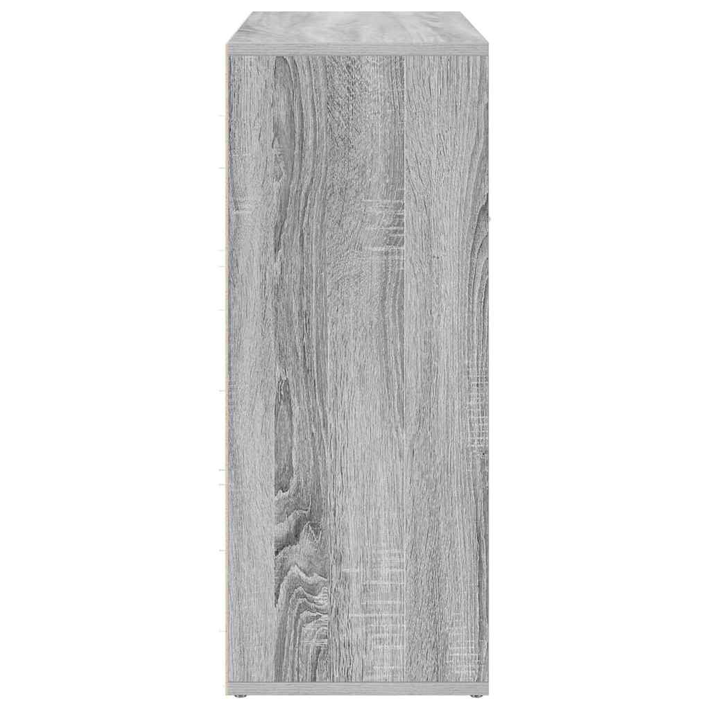 skænk 60x30x75 cm konstrueret træ grå sonoma-eg