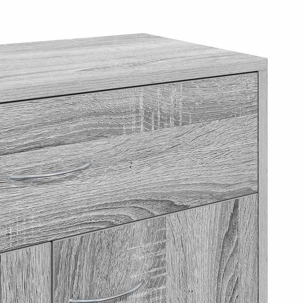 skænk 60x30x75 cm konstrueret træ grå sonoma-eg
