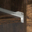 skrivebord 90x45x76 cm konstrueret træ røget egetræsfarve