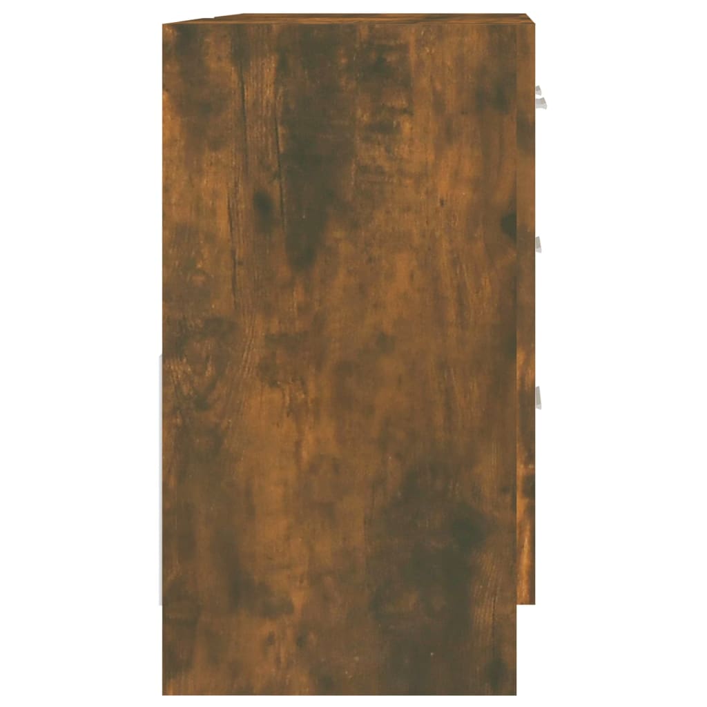 underskab 63x30x54 cm konstrueret træ røget egetræsfarve