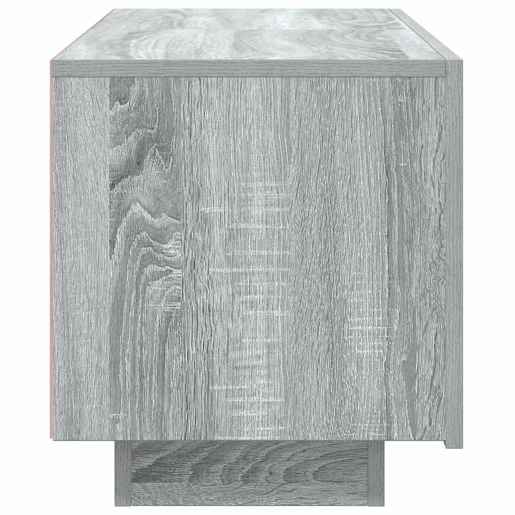 tv-bord 100x35x40 cm konstrueret træ grå sonoma-eg