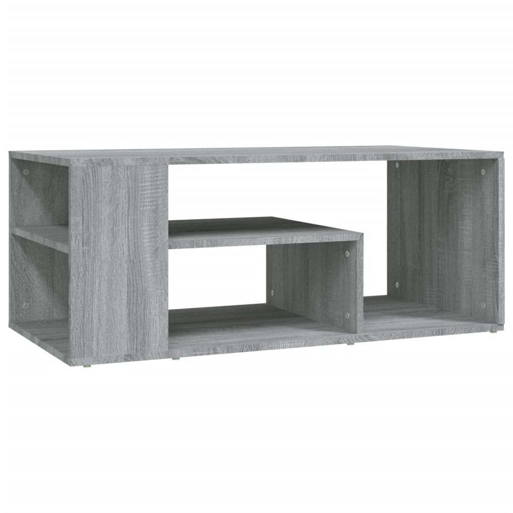 sofabord 100x50x40 cm konstrueret træ Grå sonoma-eg