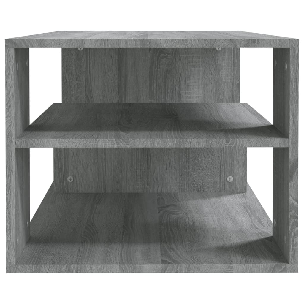 sofabord 100x50x40 cm konstrueret træ Grå sonoma-eg
