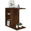 sidebord 50x30x50 cm konstrueret træ brun egetræ