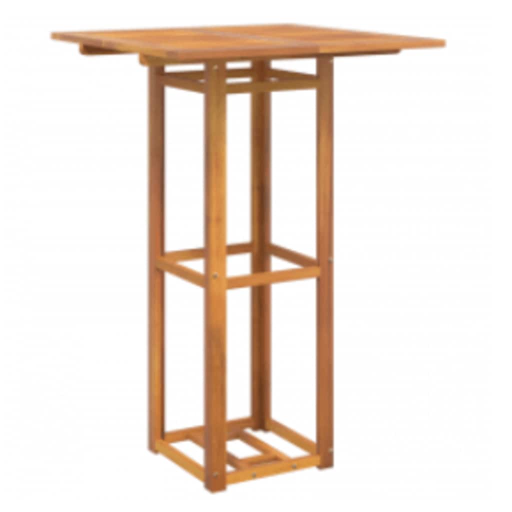 bistrobord 75x75x110 cm massivt akacietræ