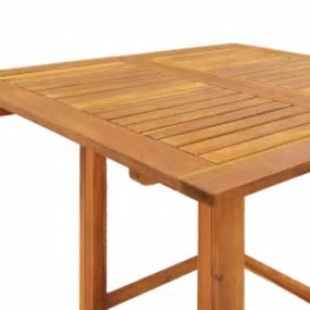 bistrobord 75x75x110 cm massivt akacietræ