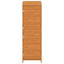 haveskur 55x52x174,5 cm massivt grantræ brun