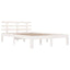 sengeramme 120x190 cm Small Double massivt træ hvid