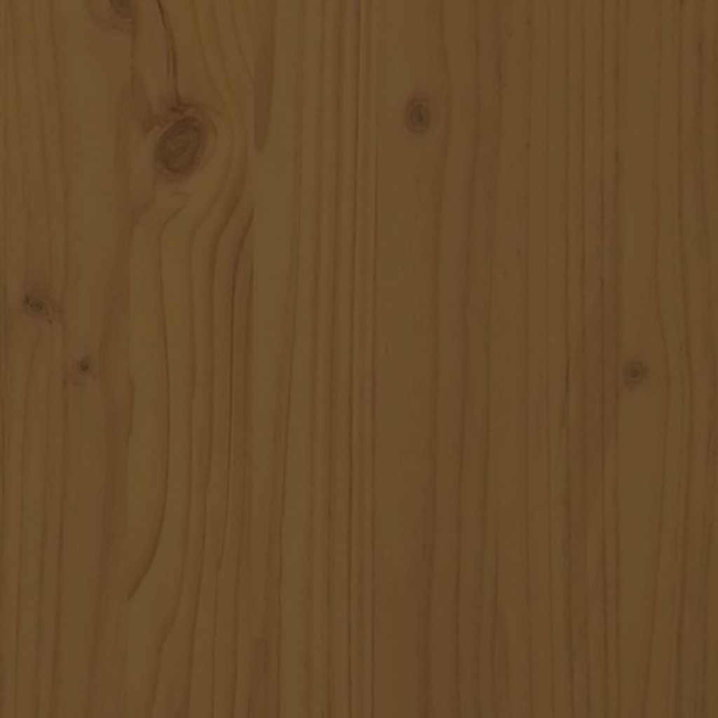 sengeramme 75x190 cm Small Single massivt træ gyldenbrun