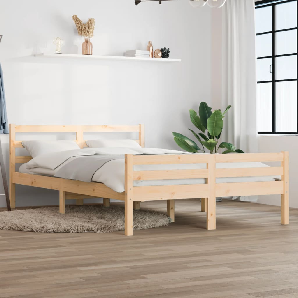 sengeramme 150x200 cm massivt træ