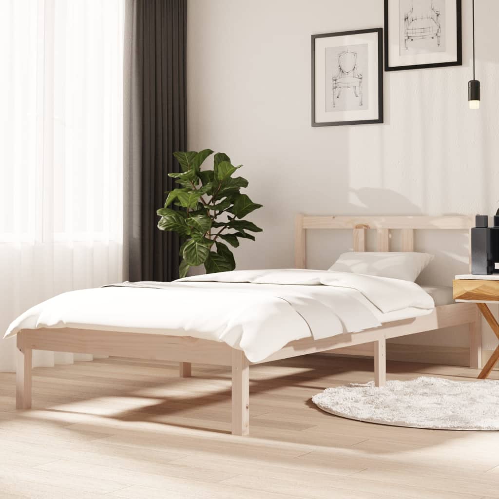 sengeramme 90x190 cm massivt træ