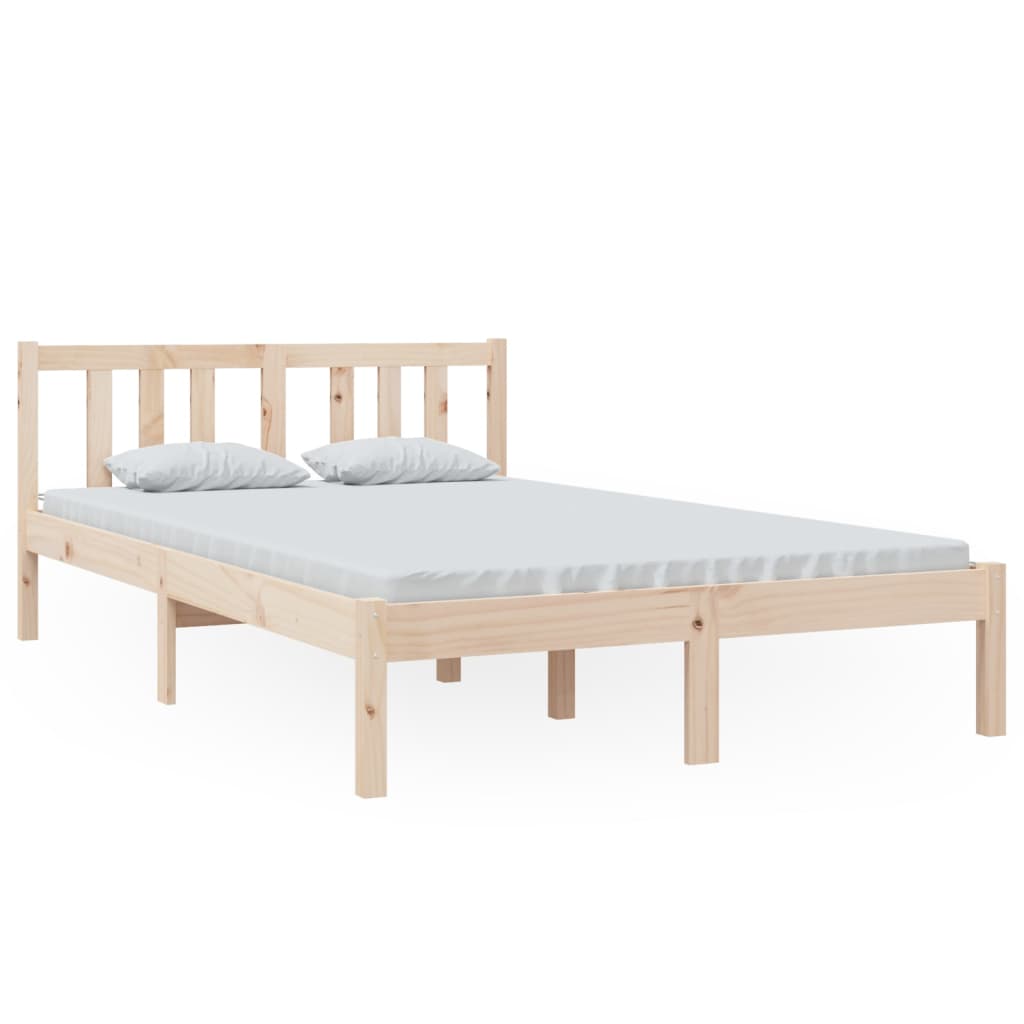 sengeramme uden madras 120x200 cm massivt træ