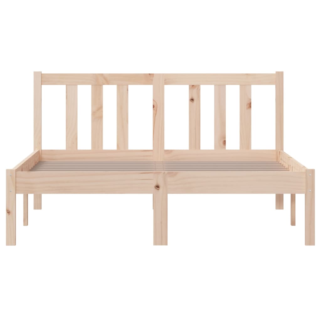 sengeramme uden madras 120x200 cm massivt træ