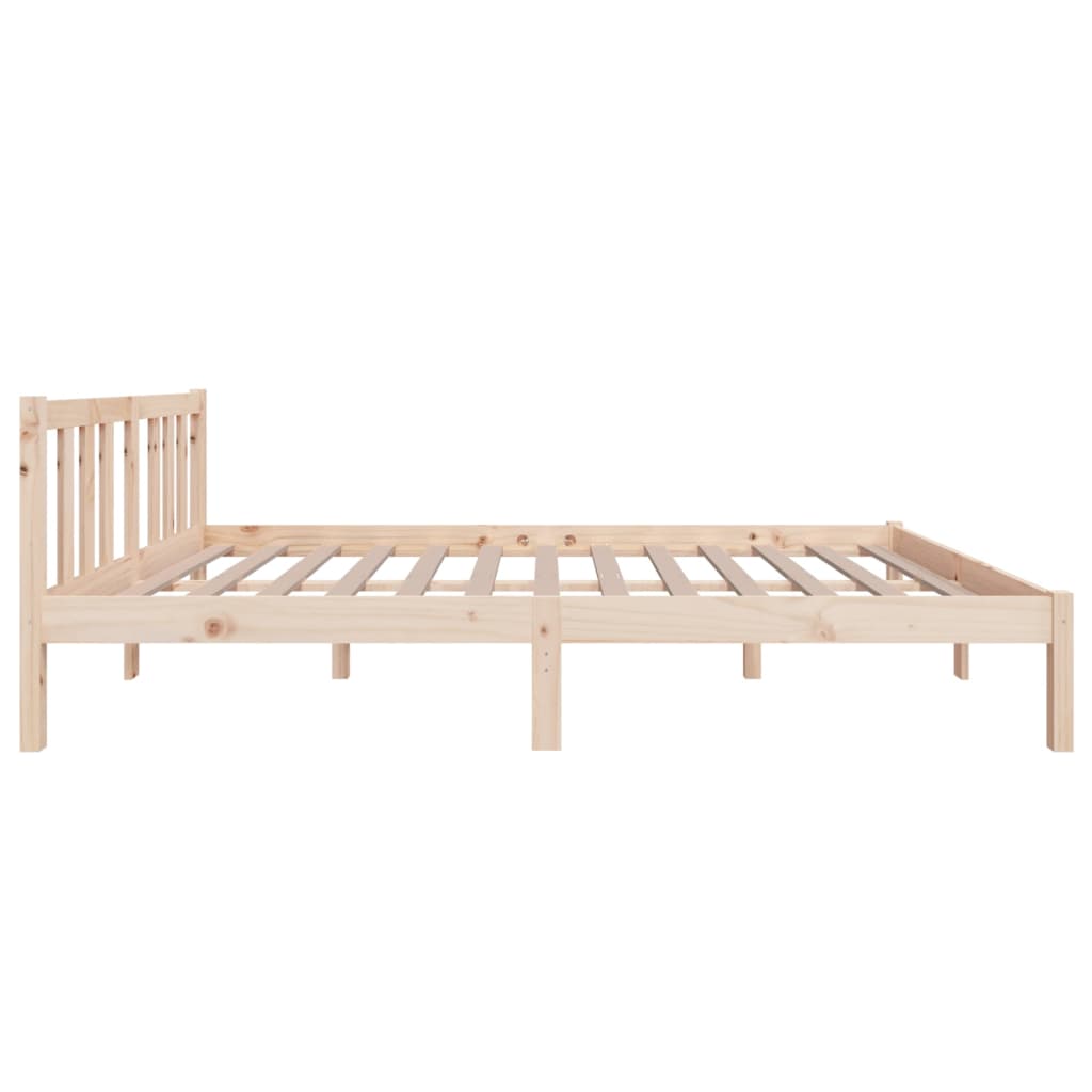 sengeramme uden madras 120x200 cm massivt træ