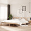 sengeramme uden madras 200x200 cm massivt træ