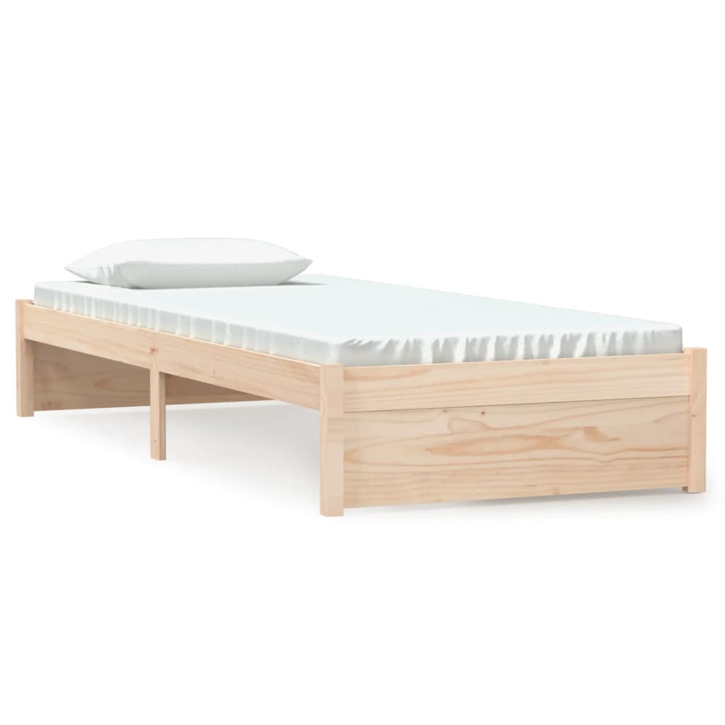 sengeramme 75x190 cm massivt træ