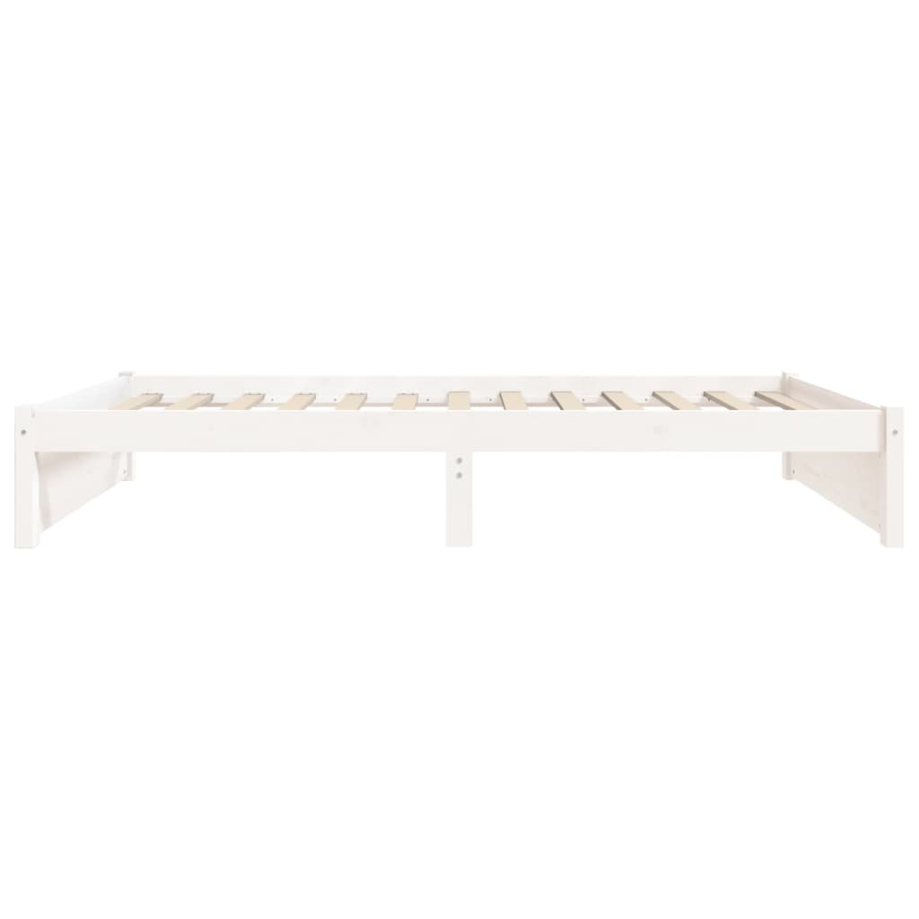 sengeramme 75x190 cm Small Single massivt træ hvid