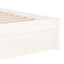 sengeramme 75x190 cm Small Single massivt træ hvid