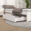 sengeskuffer 2 stk. massivt fyrretræ hvid