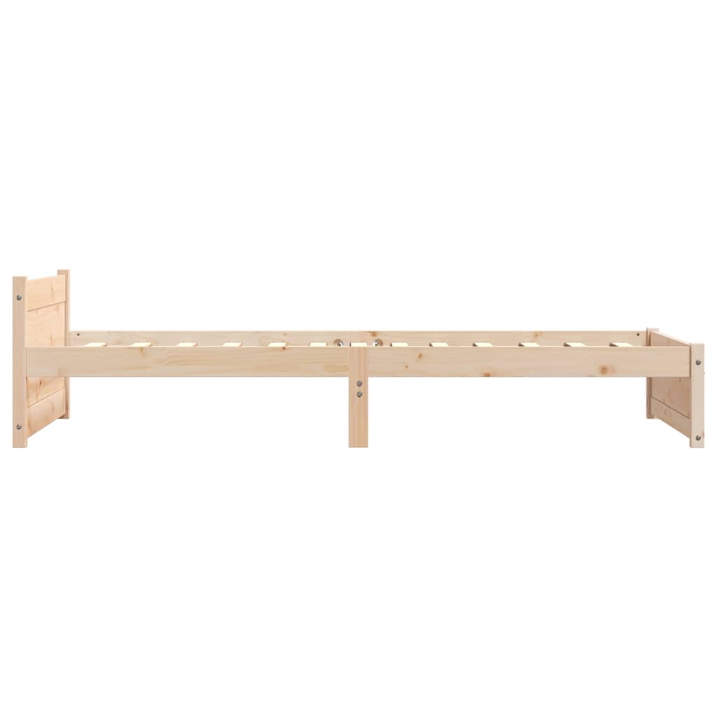 sengeramme 75x190 cm massivt træ