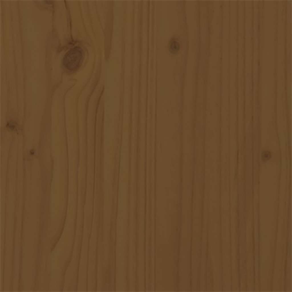 sengeramme 75x190 cm Small Single massivt træ gyldenbrun