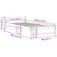 sengeramme 75x190 cm Small Single massivt træ gyldenbrun