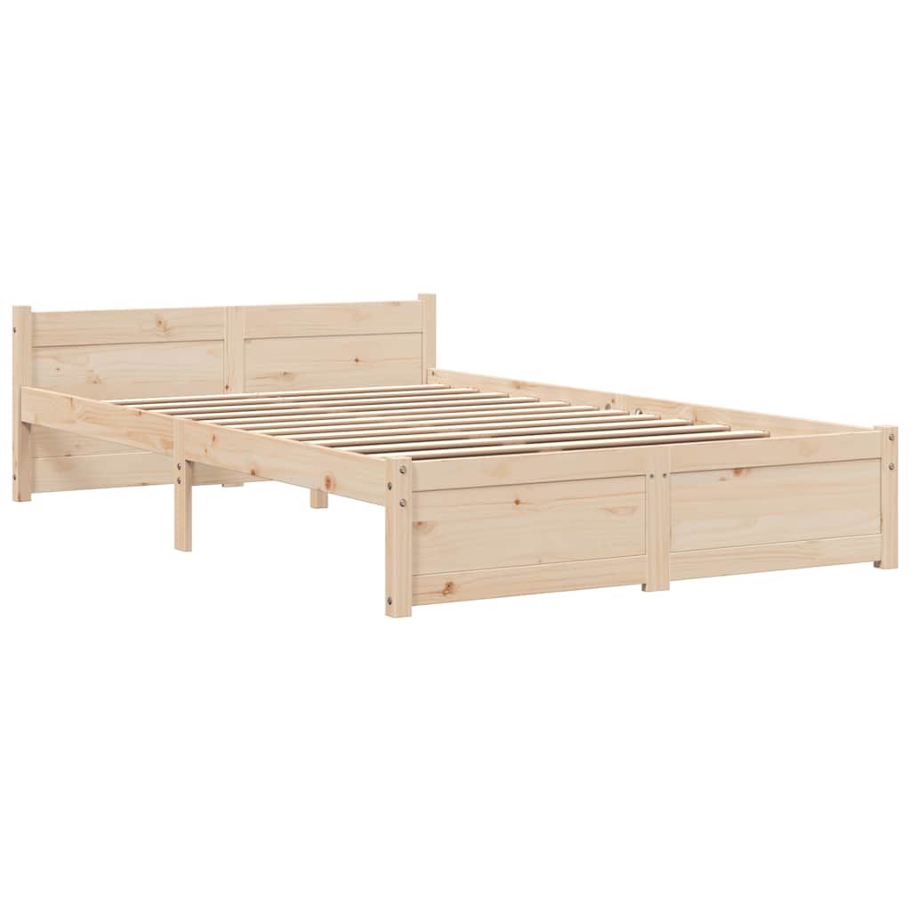 sengeramme uden madras 120x200 cm massivt træ