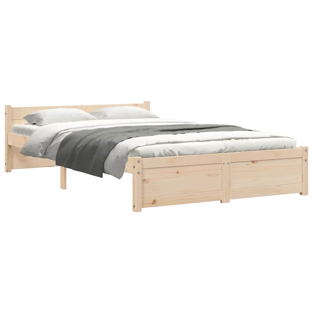 sengeramme uden madras 120x200 cm massivt træ