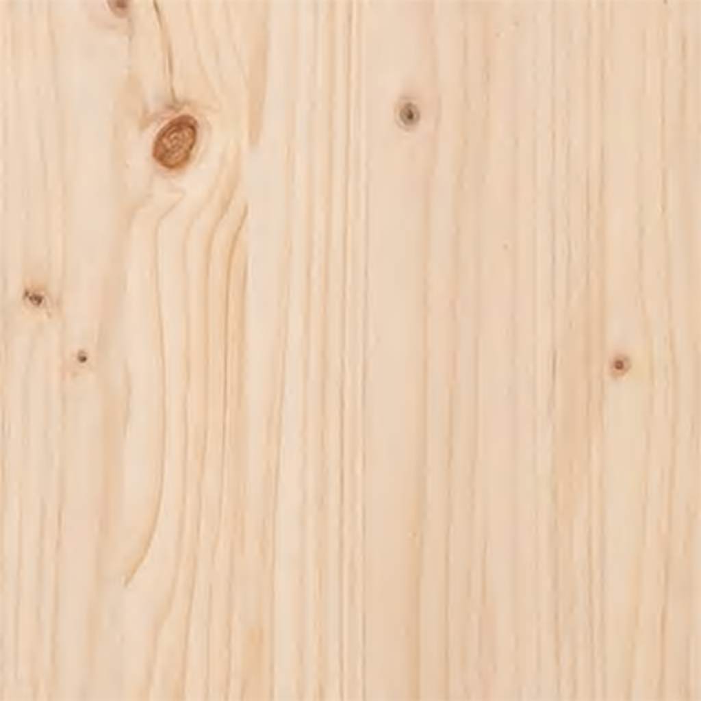 sengeramme uden madras 120x200 cm massivt træ