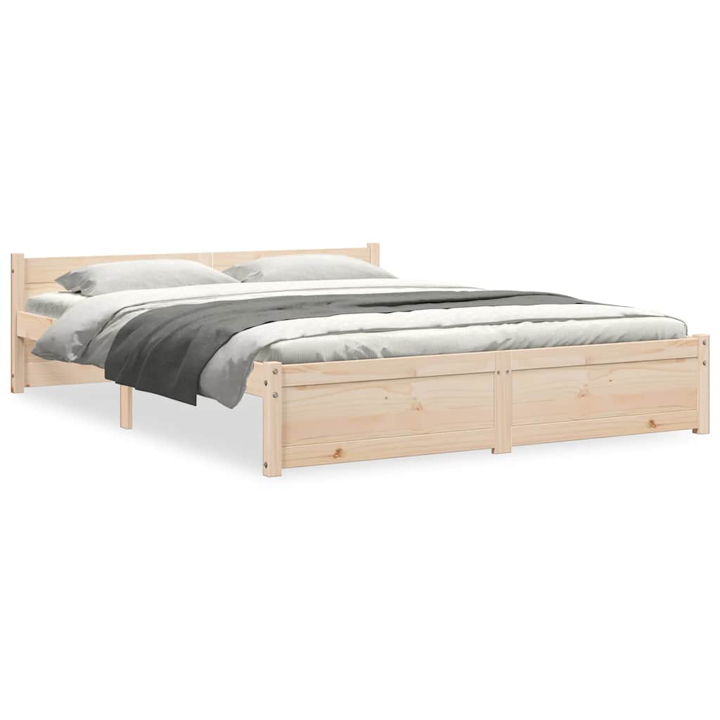 sengeramme 150x200 cm massivt træ
