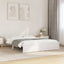 sengeramme 150x200 cm King Size massivt fyrretræ hvid