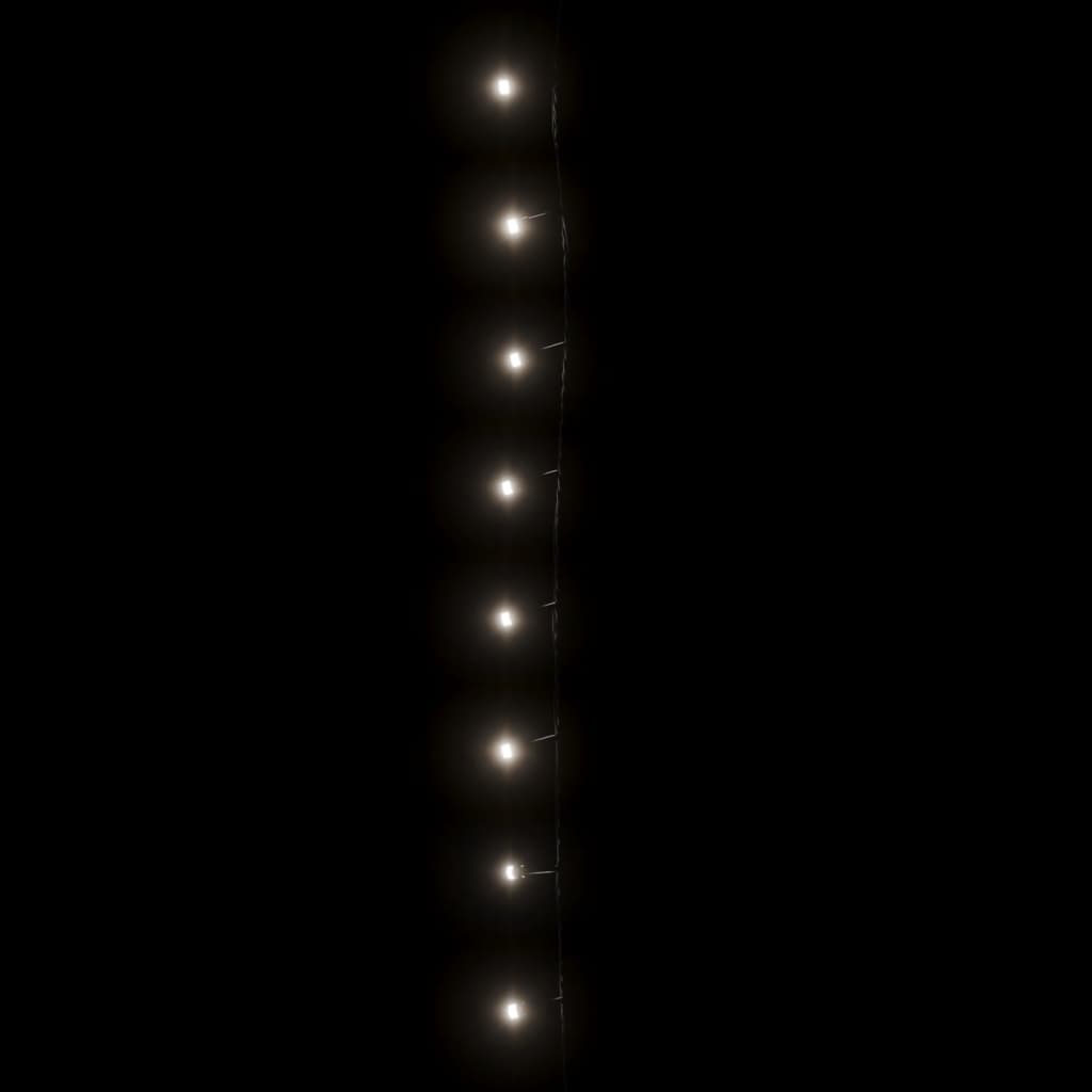 LED-lyskæde med 300 LED'er 30 m PVC kold hvid lys