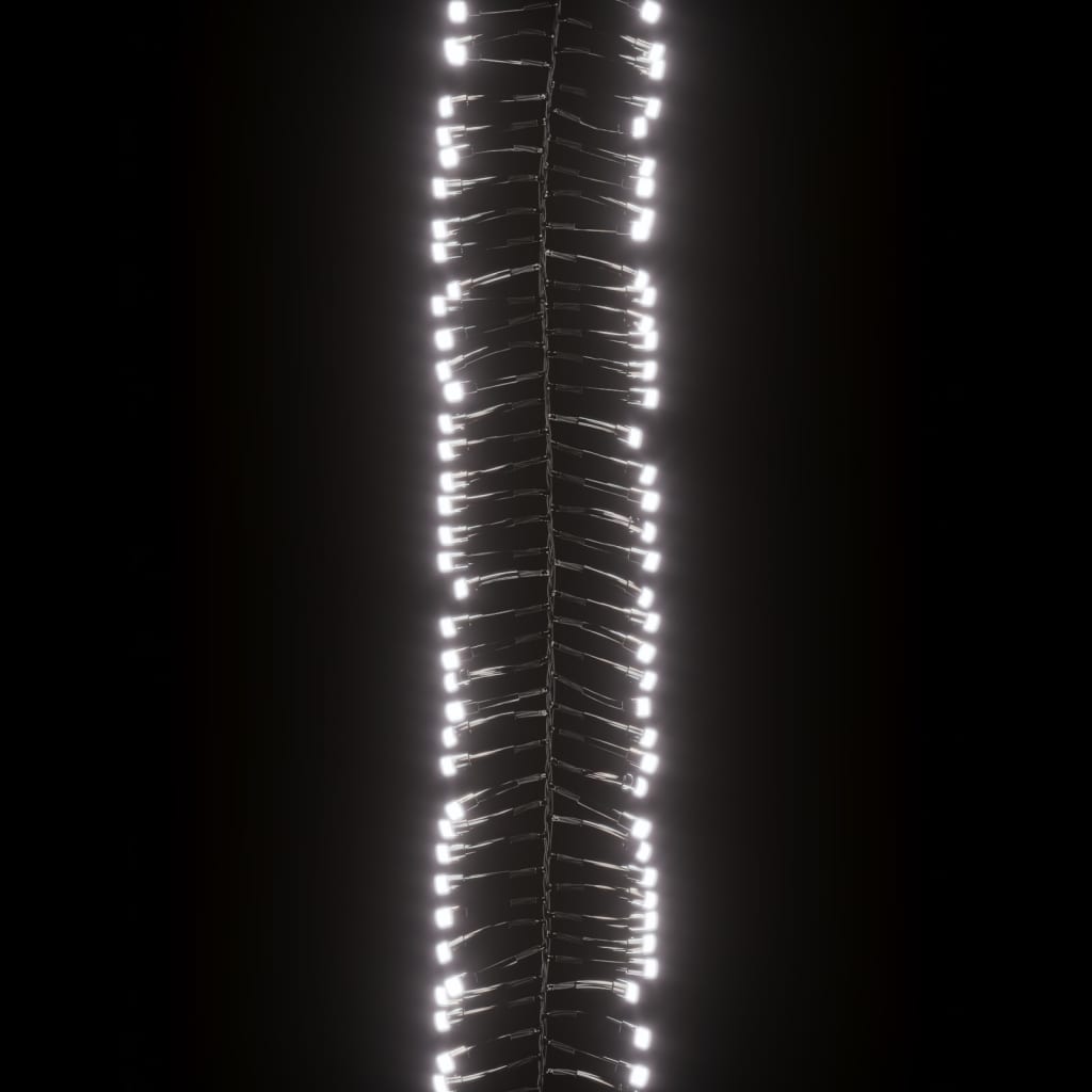 LED-lyskæde 400 LED'er PVC koldt hvidt lys