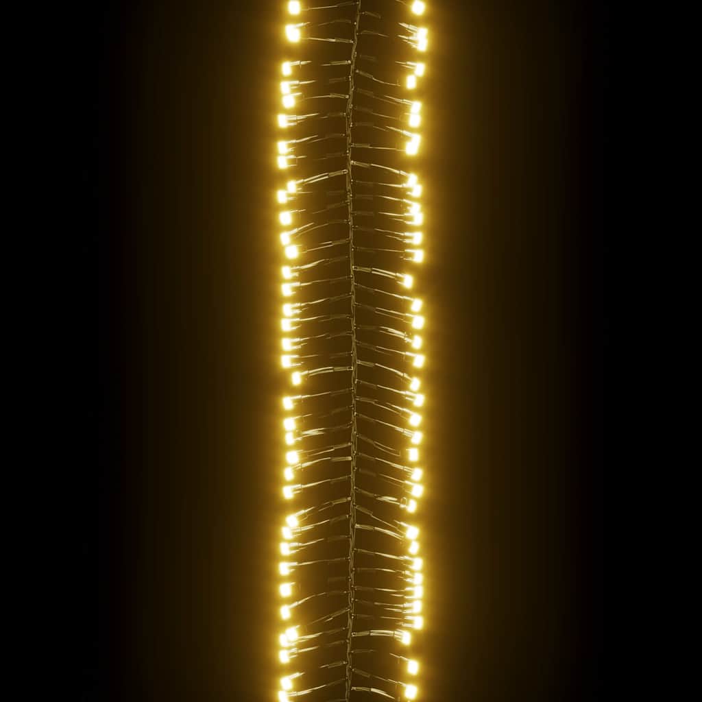 LED-lyskæde 3000 LED'er PVC varmt hvidt lys
