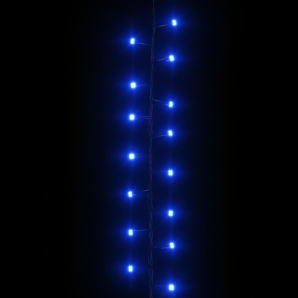 kompakt LED-lyskæde 1000 LED'er 25 m PVC blåt lys